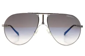 Carrera 1 010/KM-B Silver Aviator Gradient Luxury Italy Sunglasses -Ma