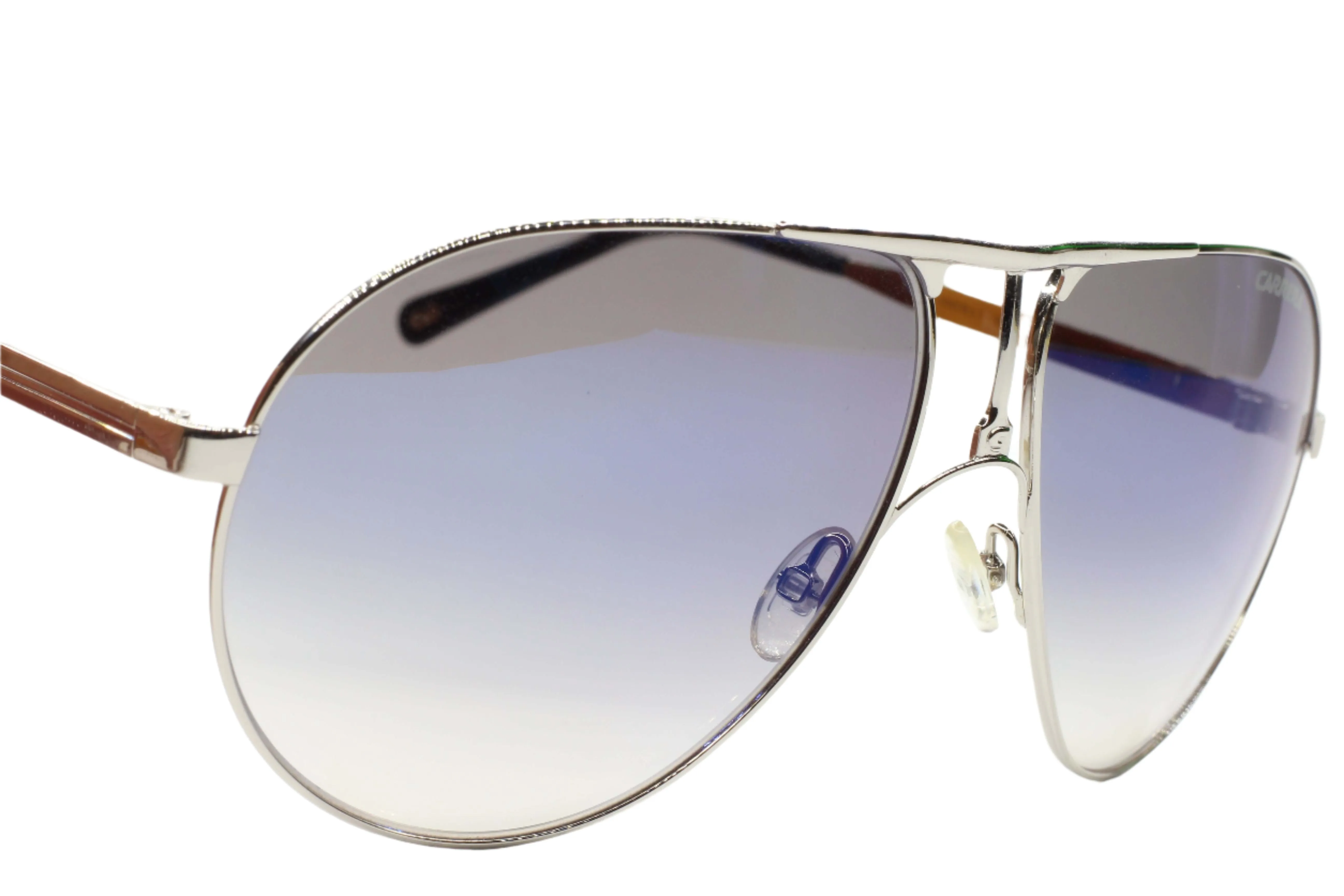 Carrera 1 010/KM-B Silver Aviator Gradient Luxury Italy Sunglasses -Ma