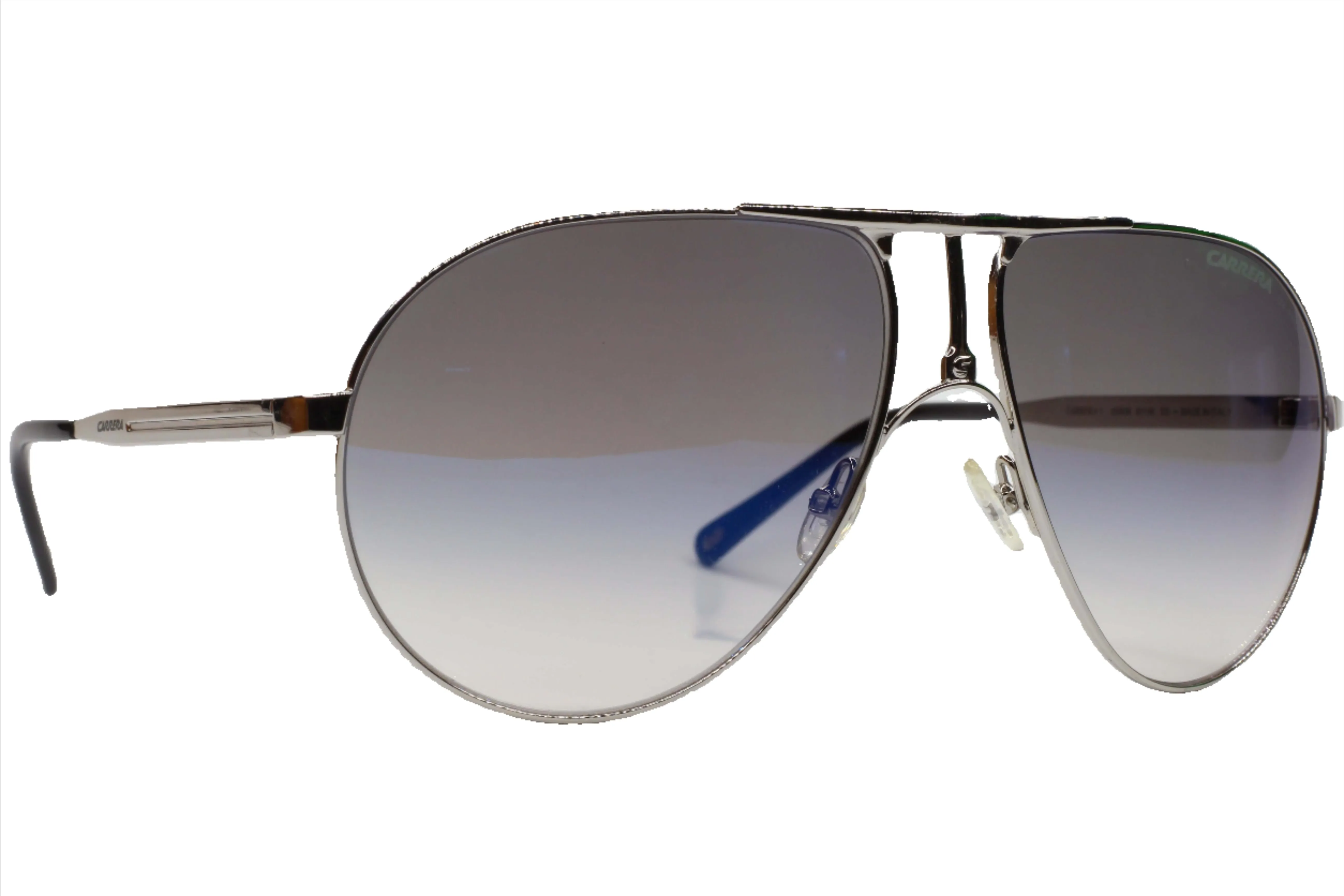 Carrera 1 010/KM-B Silver Aviator Gradient Luxury Italy Sunglasses -Ma