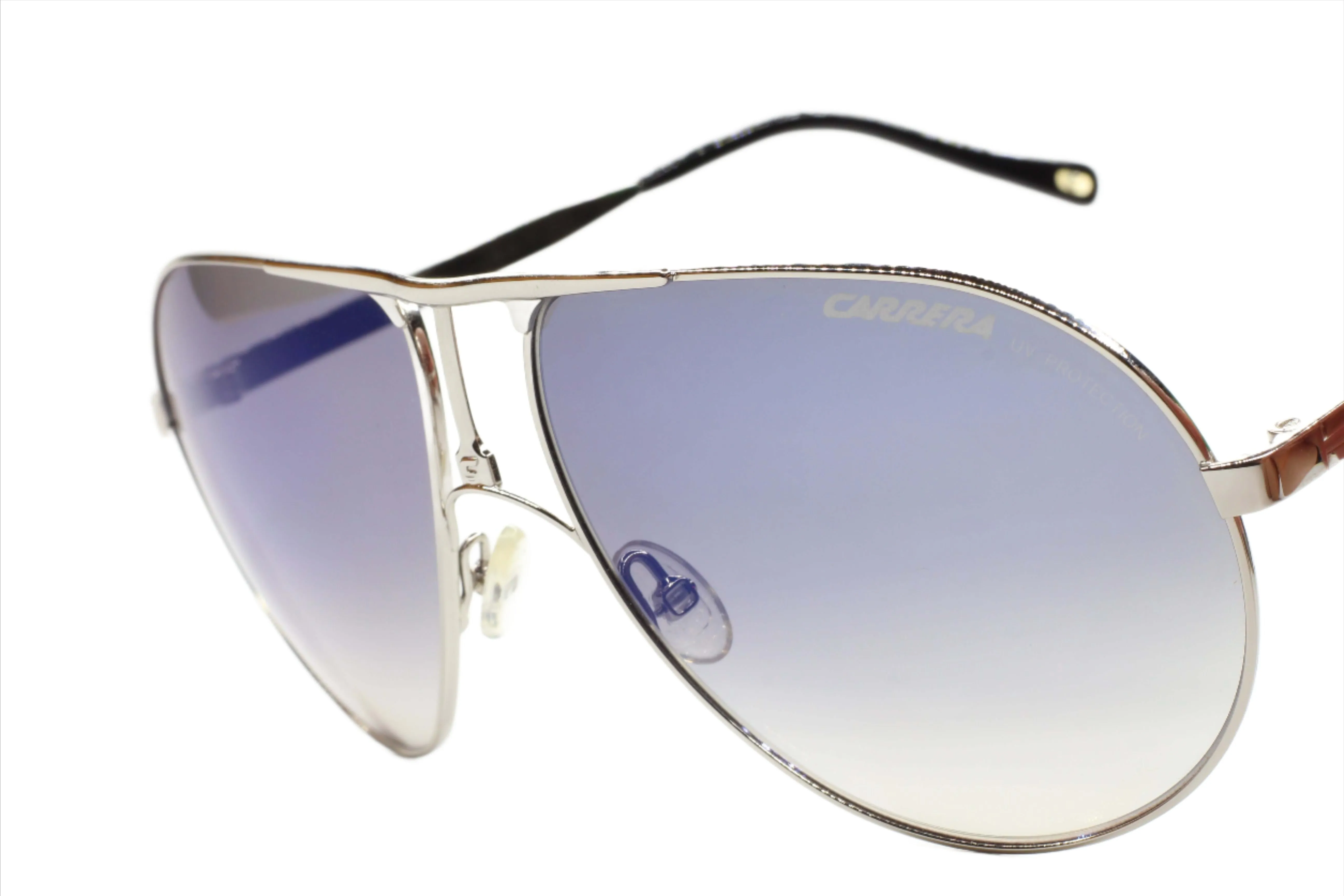 Carrera 1 010/KM-B Silver Aviator Gradient Luxury Italy Sunglasses -Ma